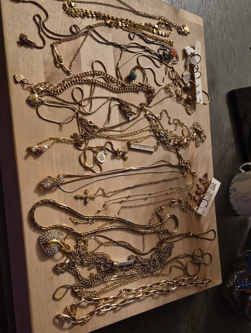Jessica Simpson Gold-Tone Layered Necklace Set with Accent Charms